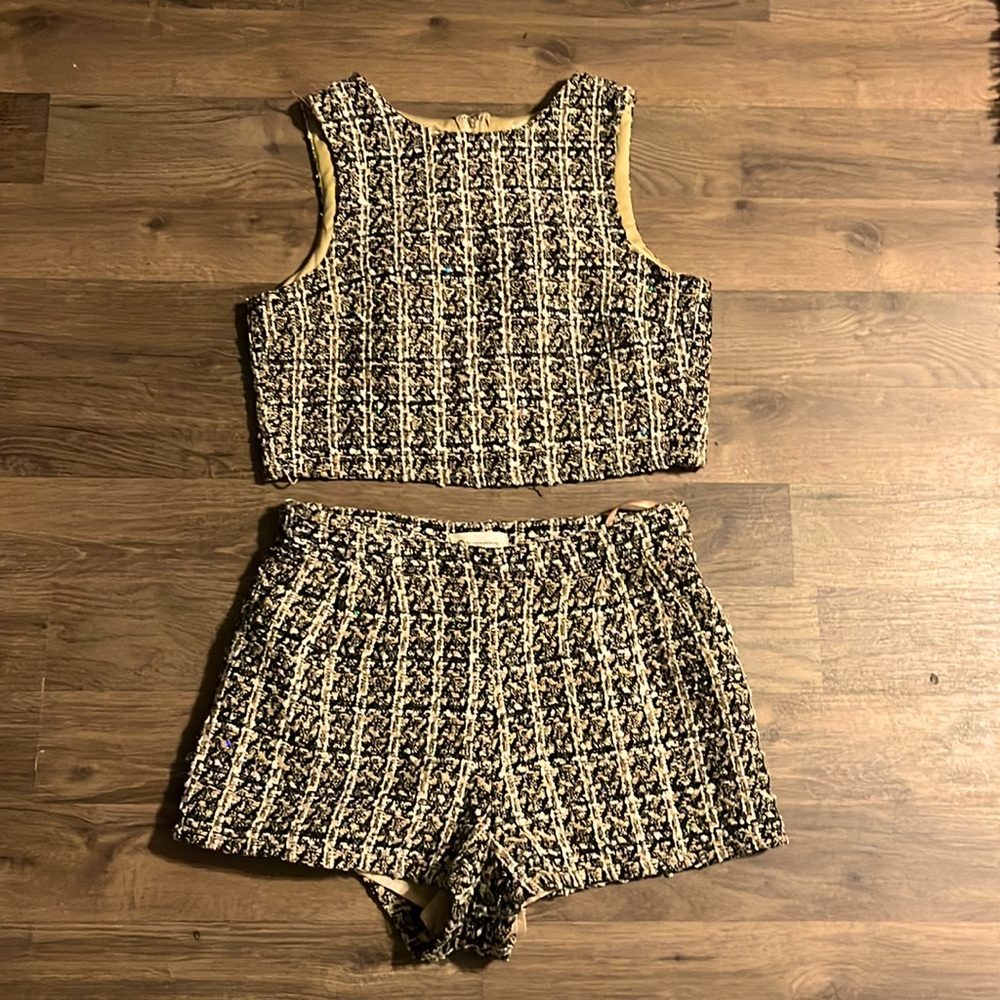Size Large, The Impeccable Pig tweed set
